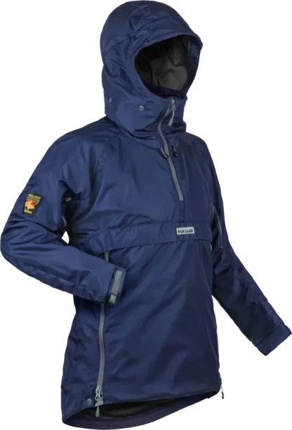 Womens Velez Adventure Smock Midnight Waterproof Hiking Jacket Angled