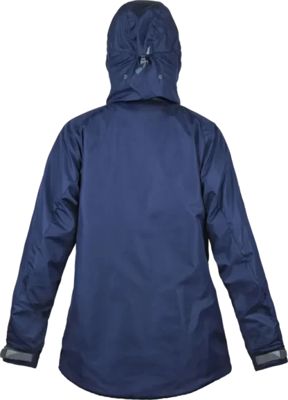 Womens Velez Adventure Smock Midnight Waterproof Hiking Jacket Back