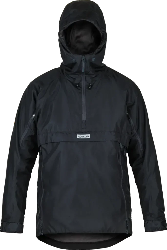 Mens Waterproof Winter Climbing Smock Velez Adventure In Black Front