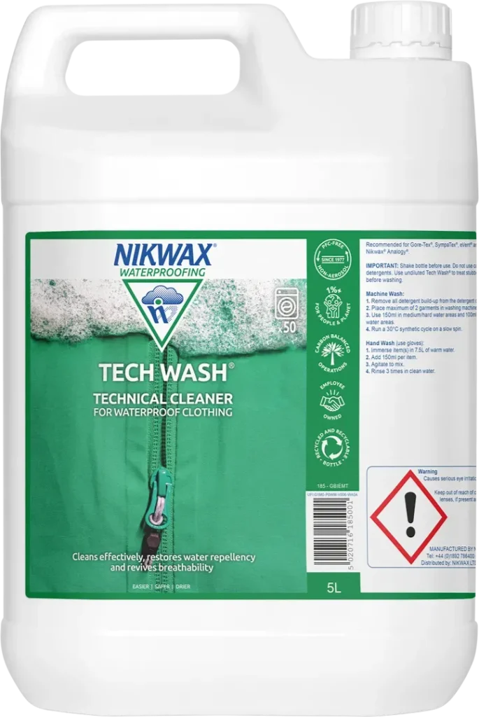 Nikwax Tech Wash 5 litres