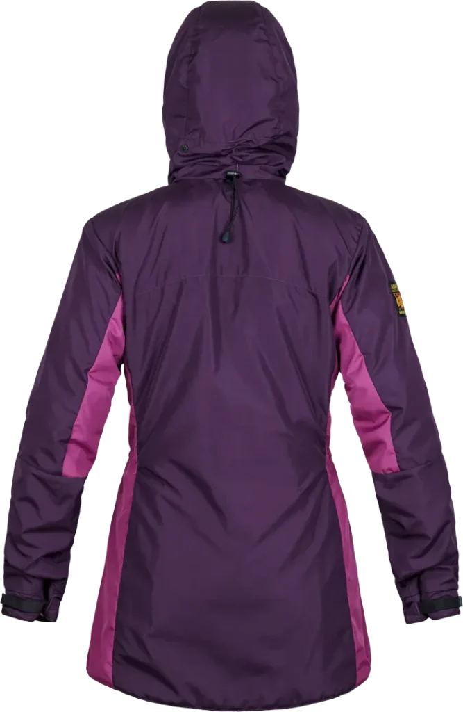 Womens Alta Iii Jacket Elderberry Foxglove Womens Waterproof Hiking Jacket Back