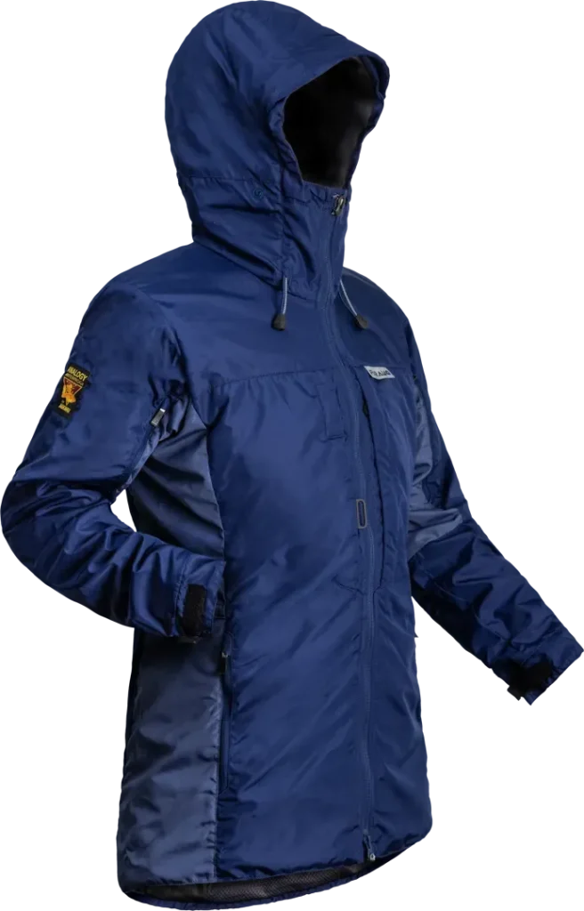Womens Alta Iii Jacket Midnight Indigo Womens Waterproof Hiking Jacket Angled