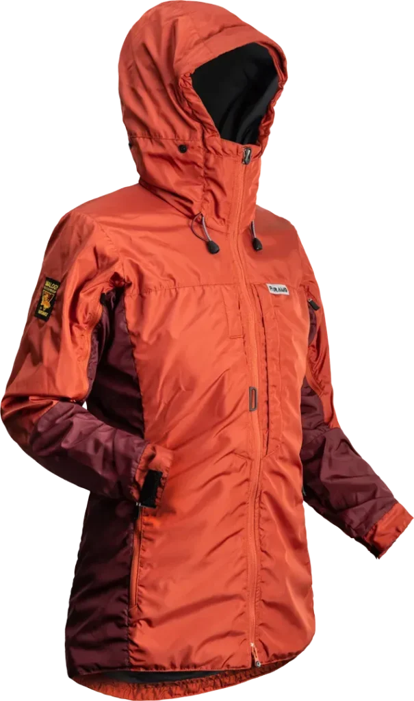 Womens Alta Iii Jacket Outback Wine Womens Waterproof Hiking Jacket Angled