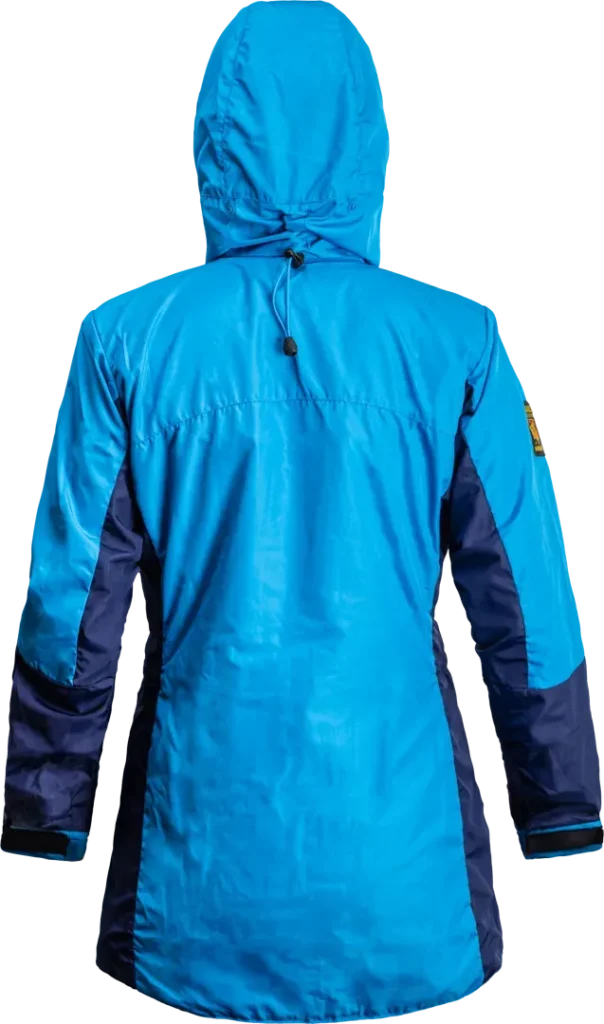 Womens Altaiii Reefblue Womens Waterproof Hiking Jacket Back