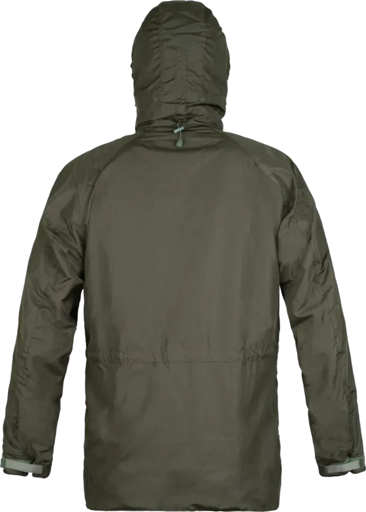 Mens Bird Watching Waterproof Jacket Paramo Halkon In Moss Back