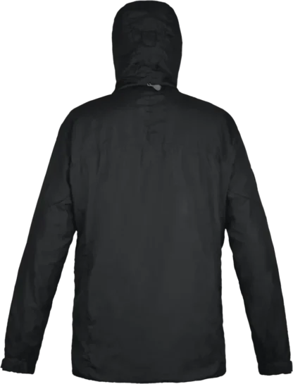 Mens Breathable Waterproof Jacket Helki In Black Back