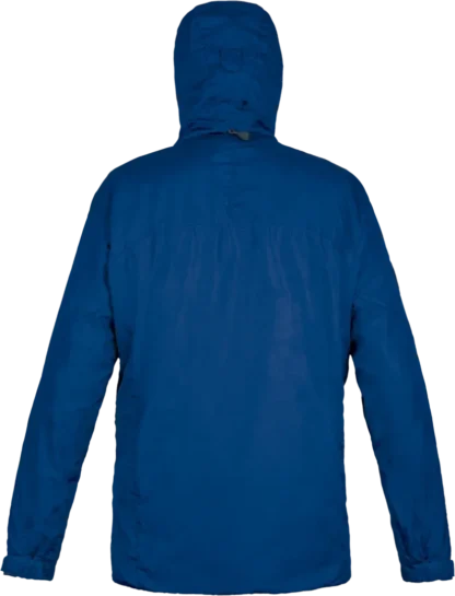 Mens Breathable Waterproof Jacket Helki In Cobalt Back