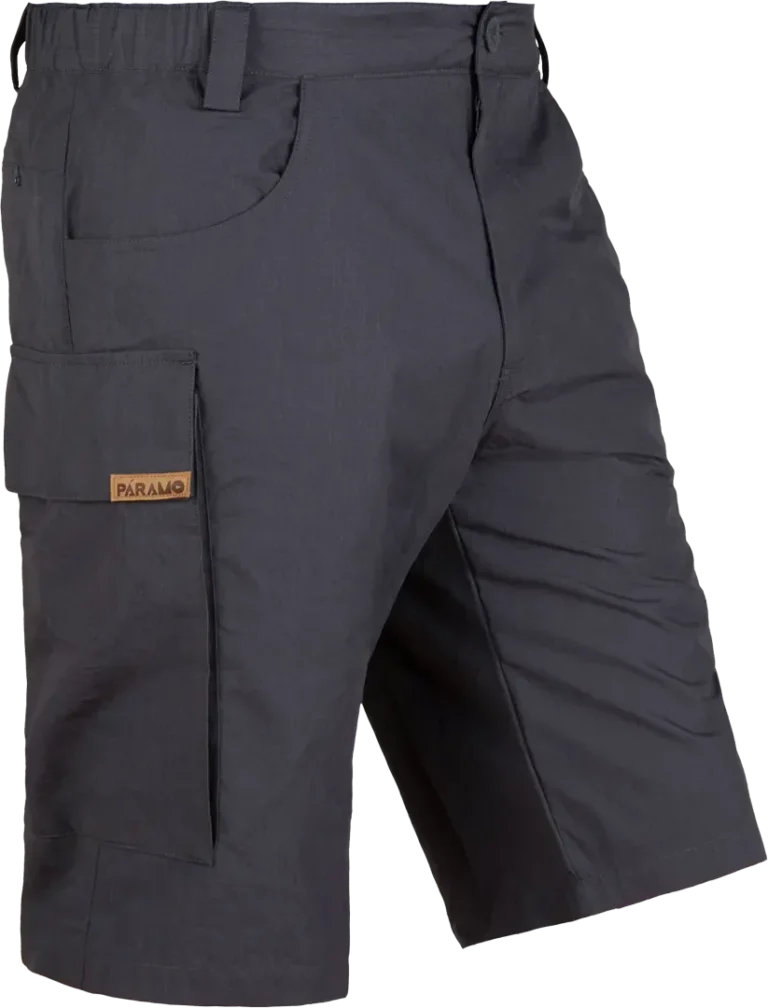 Mens Climbing Shorts Maui In Dark Grey Angled