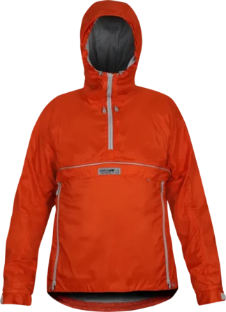 Mens Climbing Smock Paramo Velez Adventure Light In Pumpkin Front