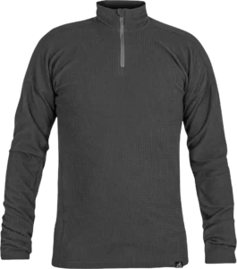 Mens Hiking Technical Baselayer In Dark Grey Front