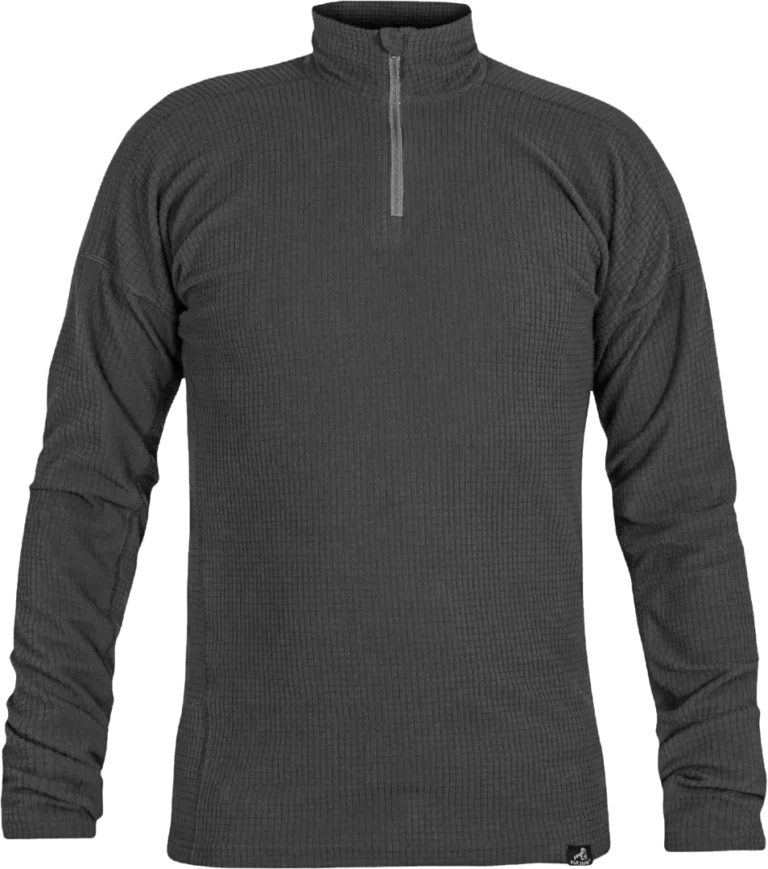 Mens Hiking Technical Baselayer In Dark Grey Front