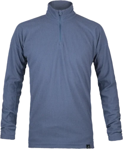 Mens Hiking Technical Baselayer In Indigo Front