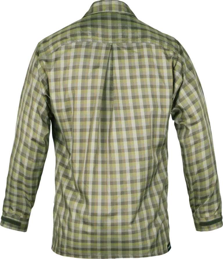 Mens Travel Shirt Katmai In Broadleaf Back