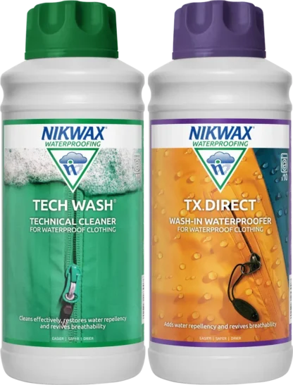 Nikwax Tech Wash and TX.Direct Twin Pack 1 litre