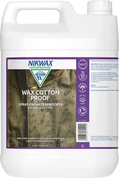 Nikwax Wax Cotton Proof 5 litres