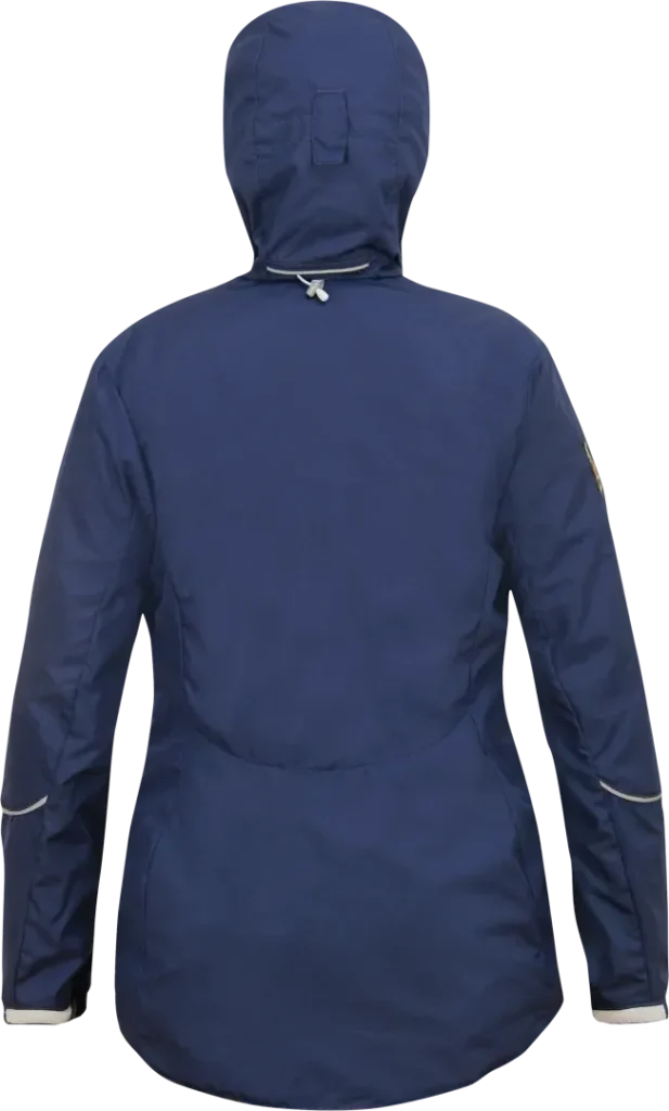 Womens Andina Jacket Midnight Waterproof Hiking Jacket Back