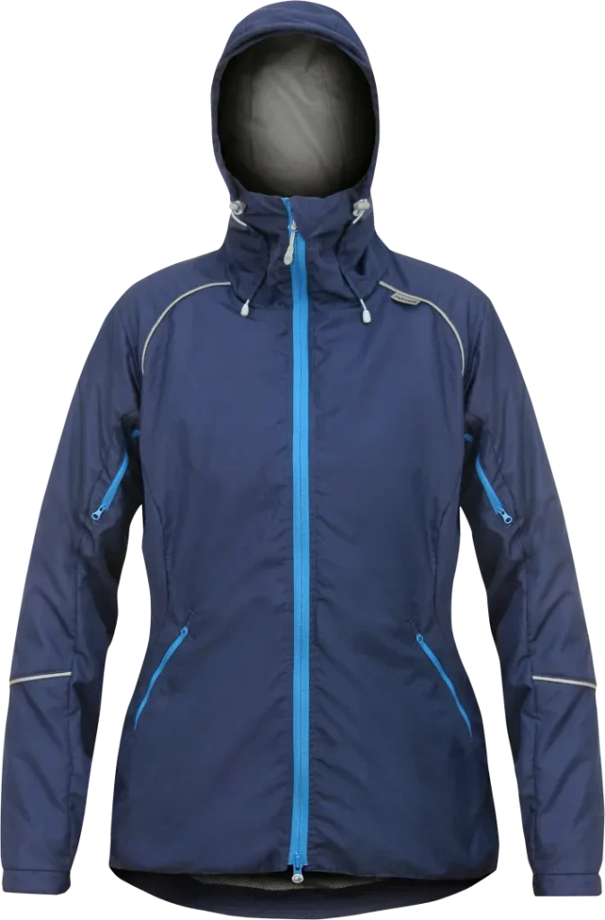 Womens Andina Jacket Midnight Waterproof Hiking Jacket Front