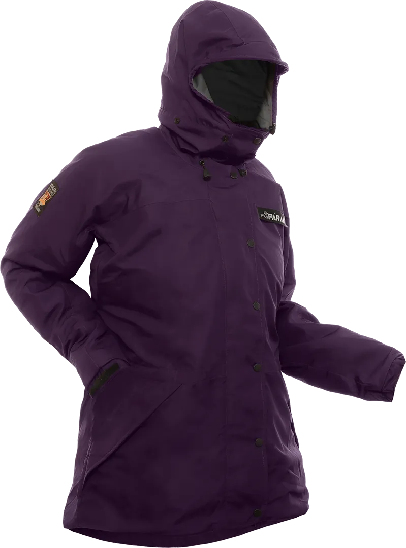 Womens Cascada Waterproof Jacket Elderberry Angled