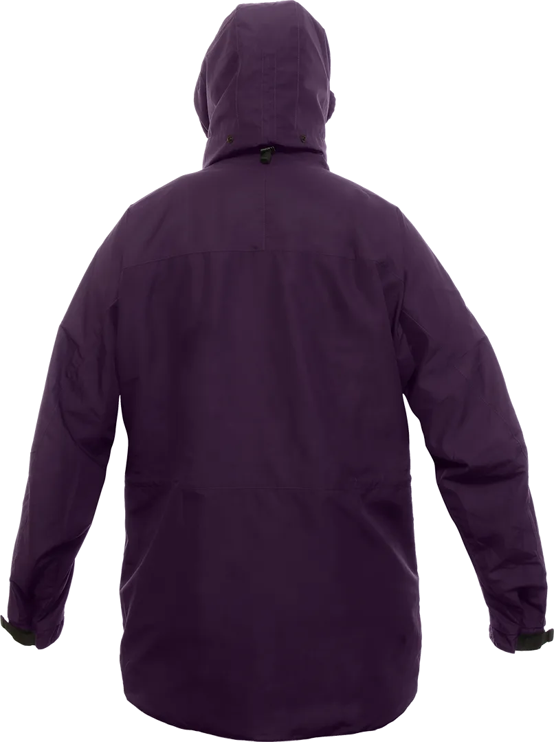 Womens Cascada Waterproof Jacket Elderberry Back