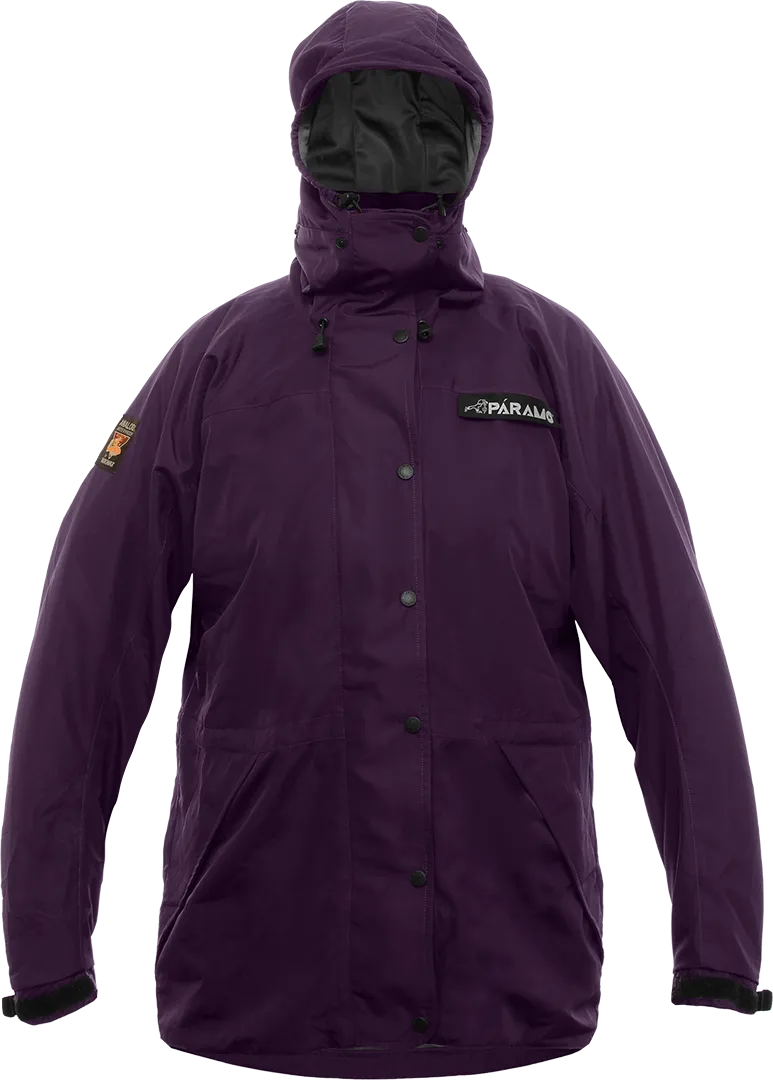 Womens Cascada Waterproof Jacket Elderberry Front