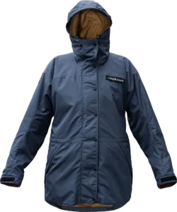 Womens Cascada Waterproof Jacket Indigo Front