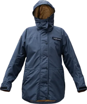 Womens Cascada Waterproof Jacket Indigo Front