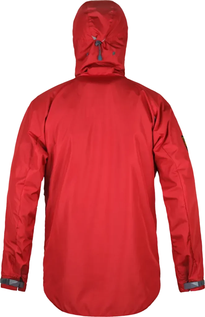 Mens Breathable And Waterproof Hiking Smock Velez Adventure In Fire Back
