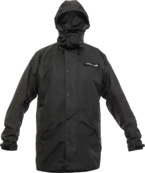 Mens Cascada Waterproof Jacket Dark Grey Front