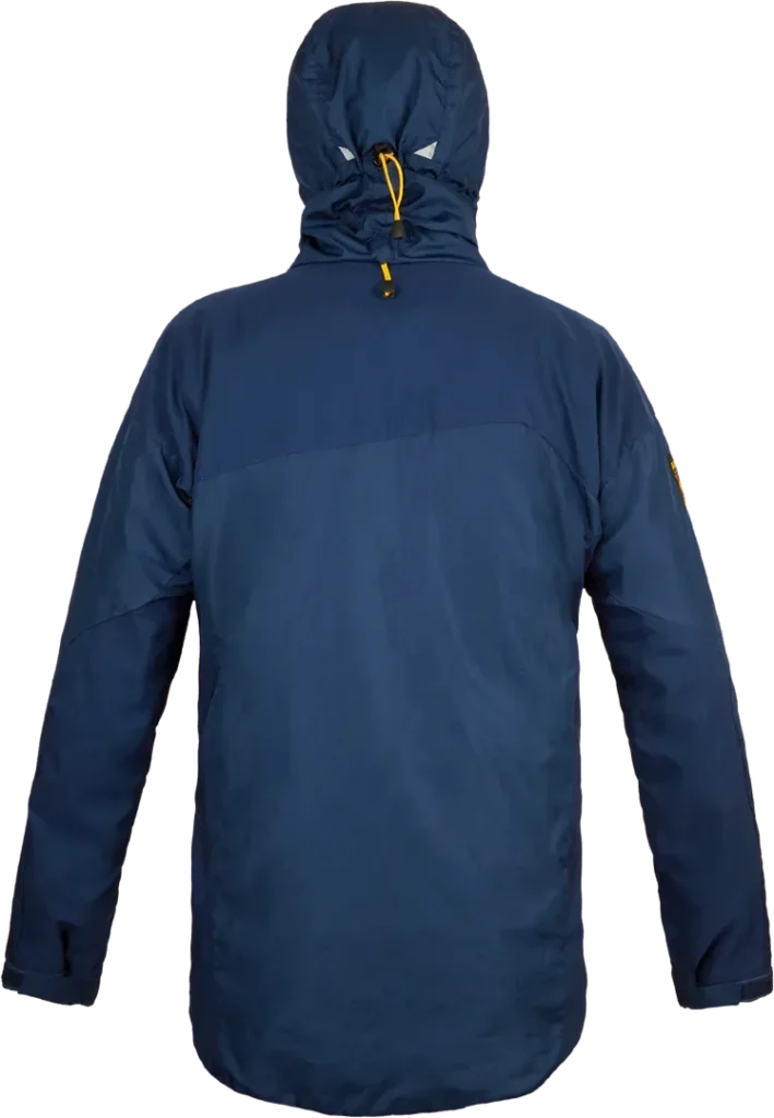 Mens Climbing Jacket Paramo Enduro In Midnight Blue Back