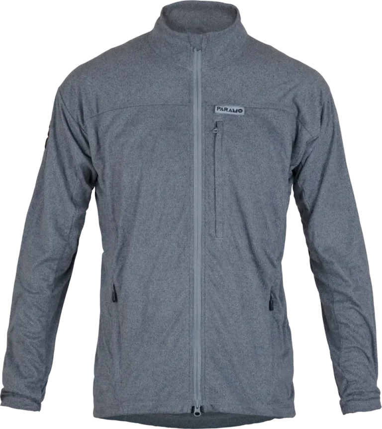 Mens Hiking Fleece Paramo Bentu Steel Grey Front