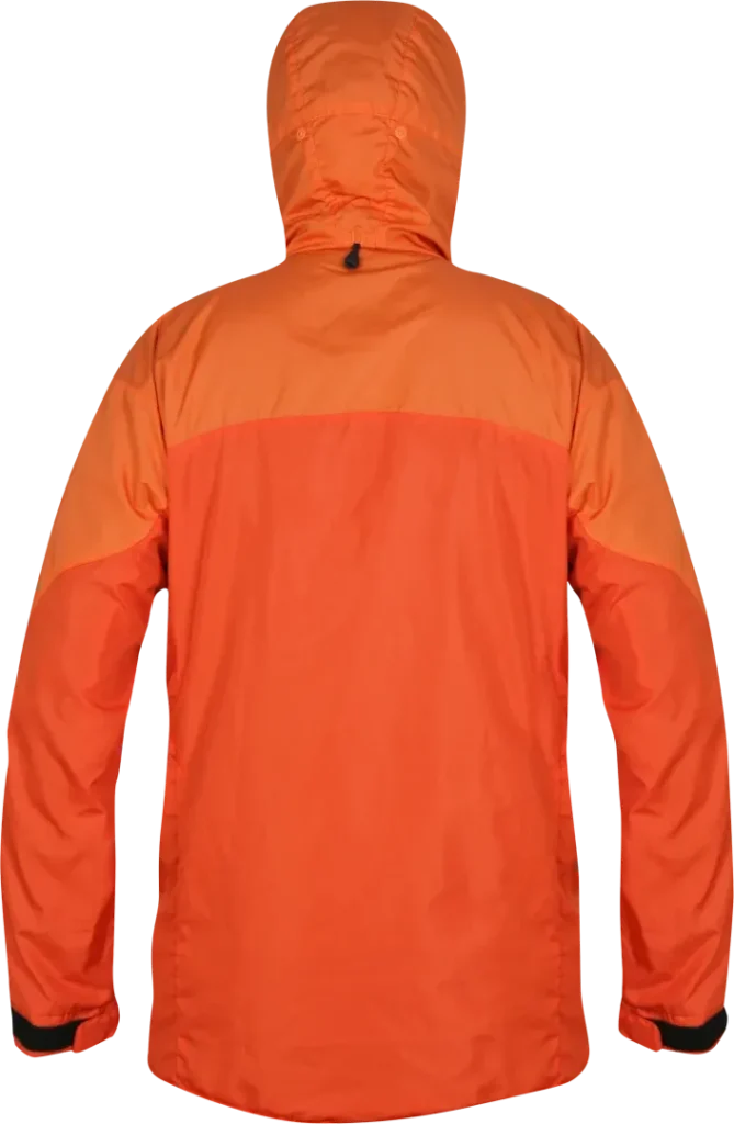 Mens Hiking Jacket Paramo Alta Iii Pumpkin Puffin Back