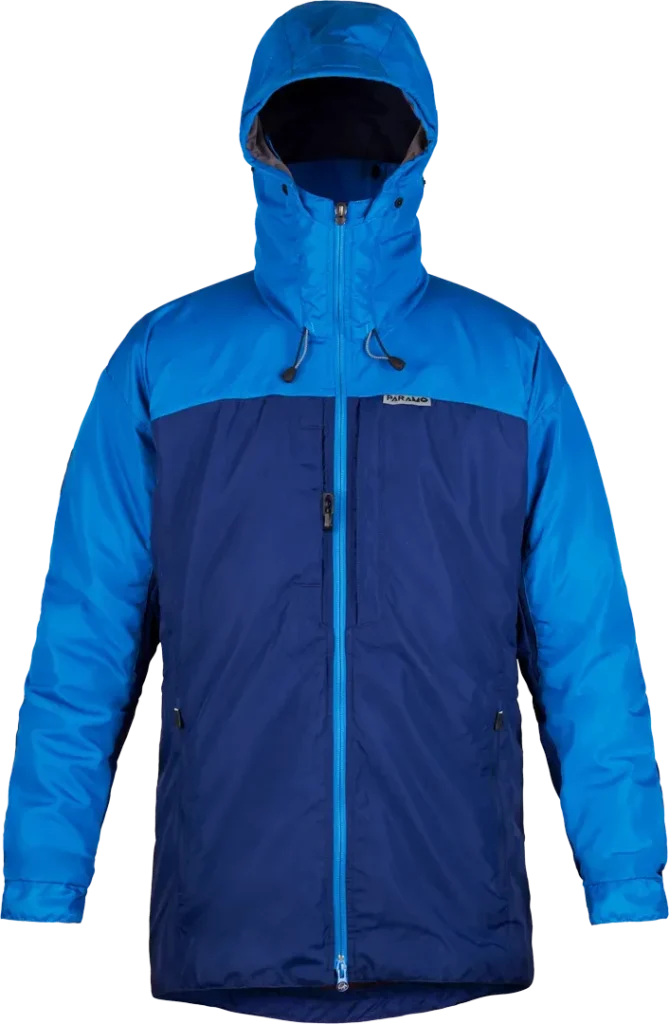 Mens Hill Walking Jacket Paramo Alta Iii Midnight Reef Blue Front