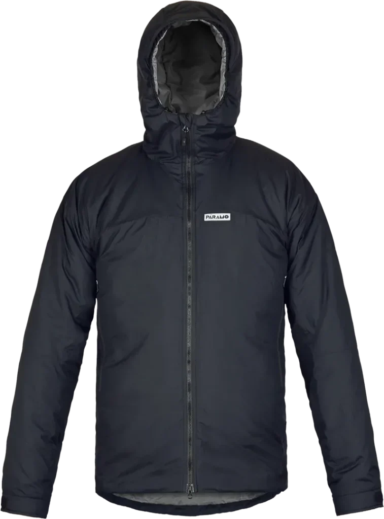 Mens Insulating Jacket Torres In Black And Steel Front