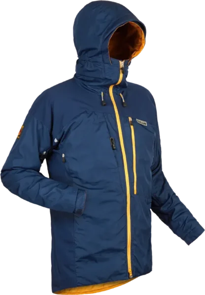 Mens Mountaineering Jacket Paramo Enduro In Midnight Blue Angled
