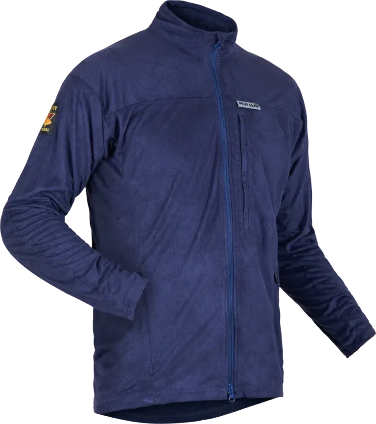 Mens Walking Fleece Páramo Bentu Midnight Angled
