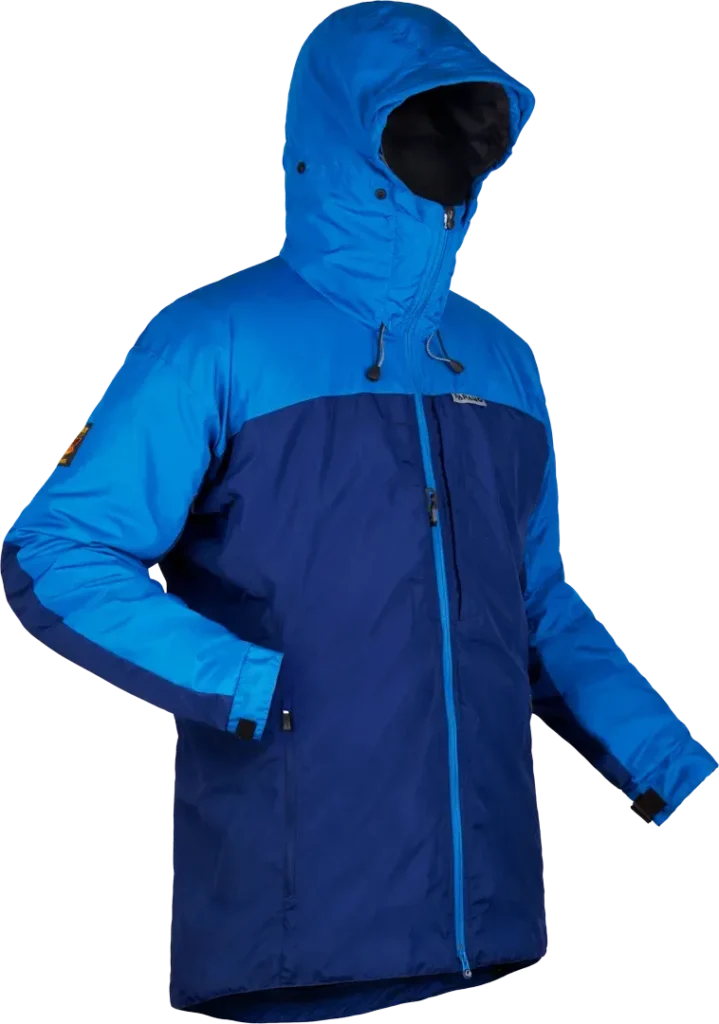 Mens Walking Jacket Paramo Alta Iii Midnight Reef Blue Angled