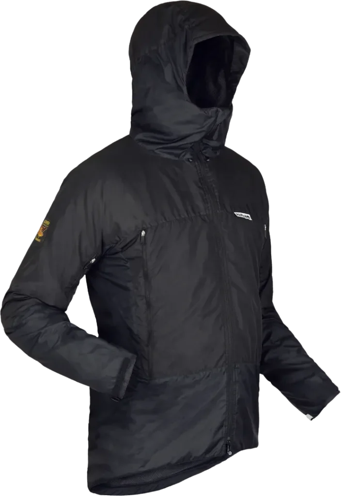 Mens Waterproof Hiking Jacket Paramo Velez In Black Angled