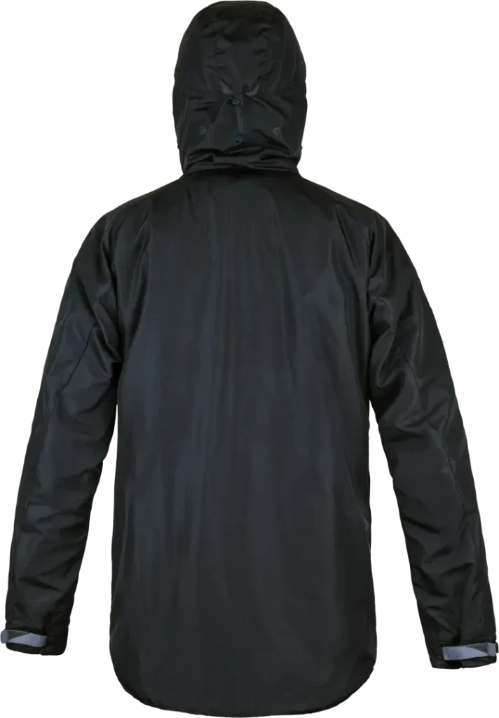 Mens Waterproof Hiking Smock Velez Adventure In Black Back