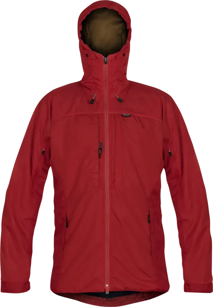 Mens Waterproof Trekking Jacket Paramo Alta Iii Fire Front