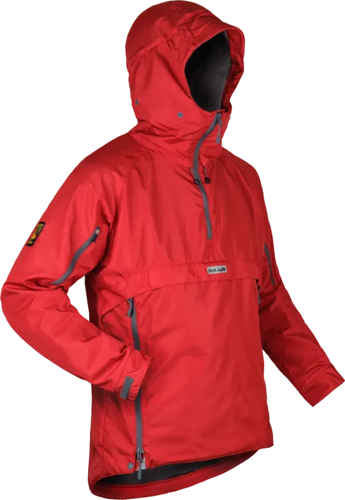 Mens Waterproof Winter Hiking Smock Velez Adventure In Fire Angled