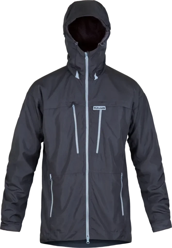 Mens Windbreaker Jacket Bentu In Dark Grey Front