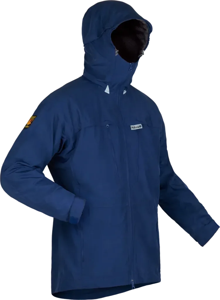 Mens Windbreaker Jacket Bentu In Midnight Angled