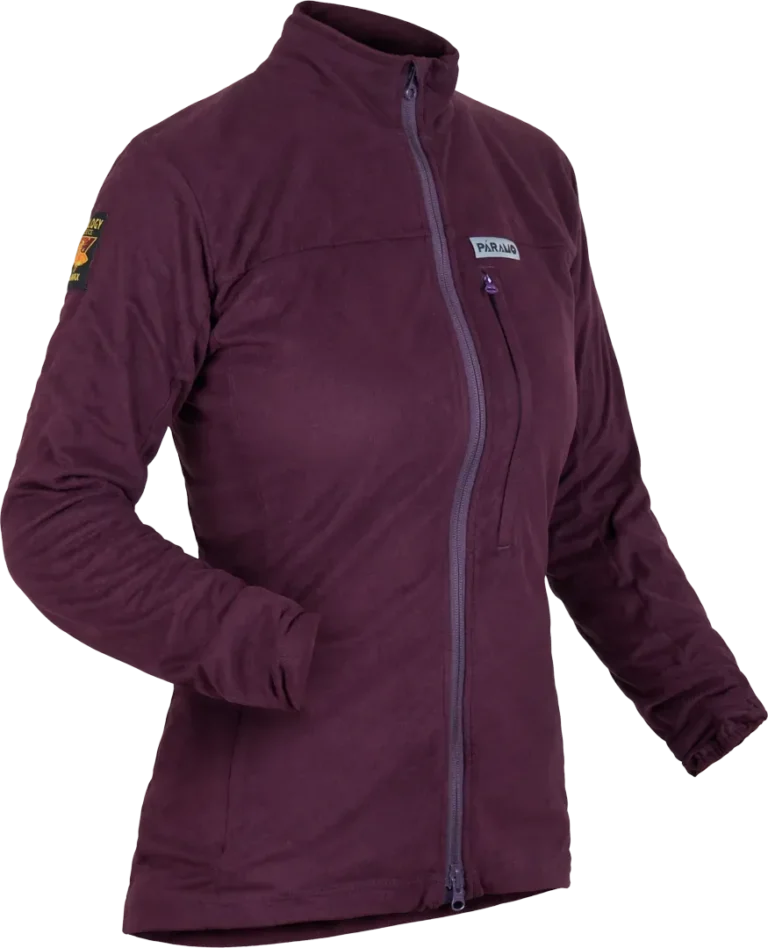 Womens Bentu Fleece Elderberry Fleece Womens Angled