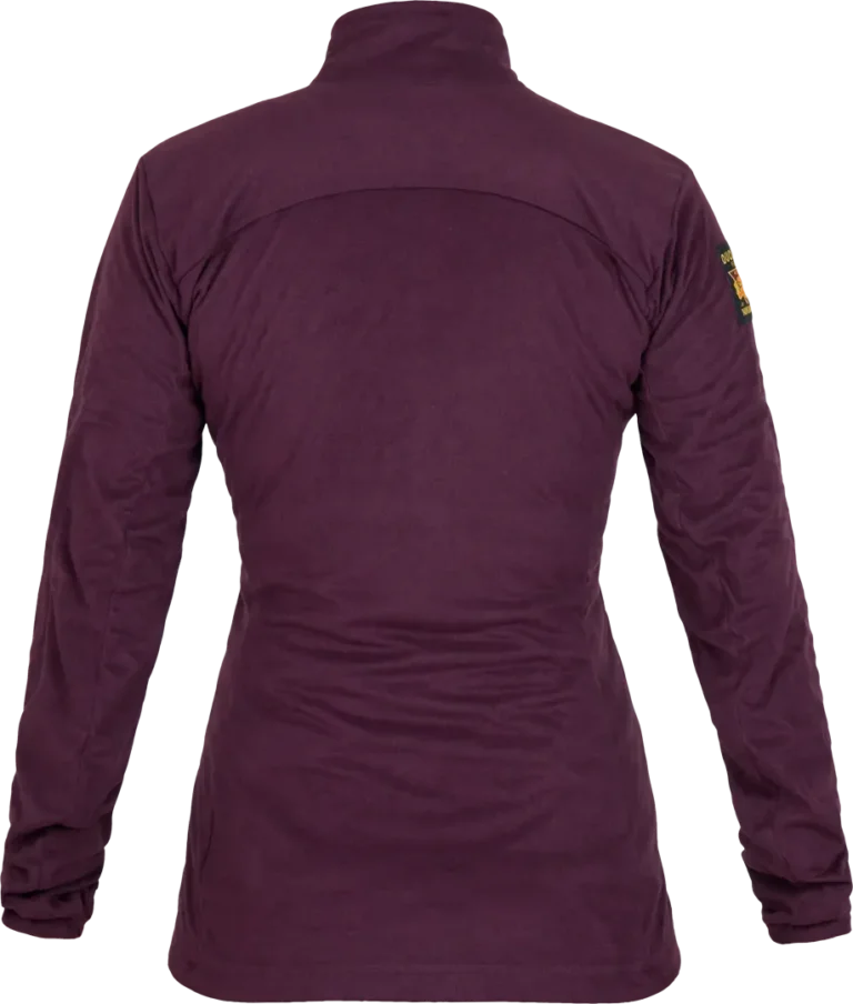 Womens Bentu Fleece Elderberry Fleece Womens Back