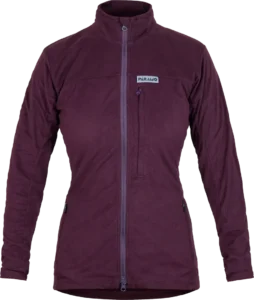 Womens Bentu Fleece Elderberry Fleece Womens Front
