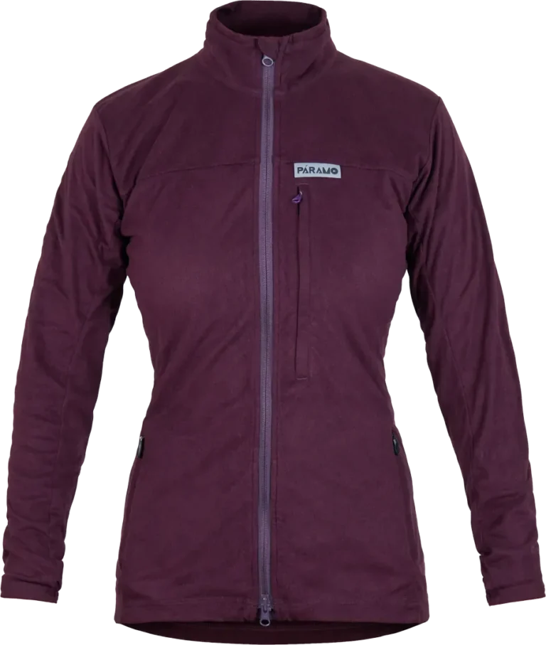 Womens Bentu Fleece Elderberry Fleece Womens Front
