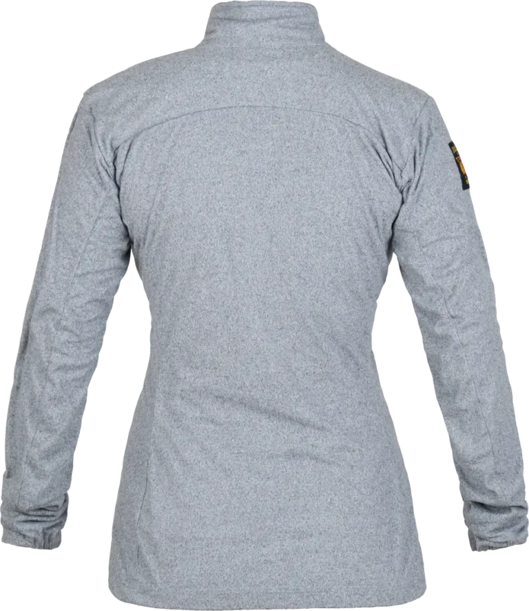 Womens Bentu Fleece Grey Marl Womens Fleece Back