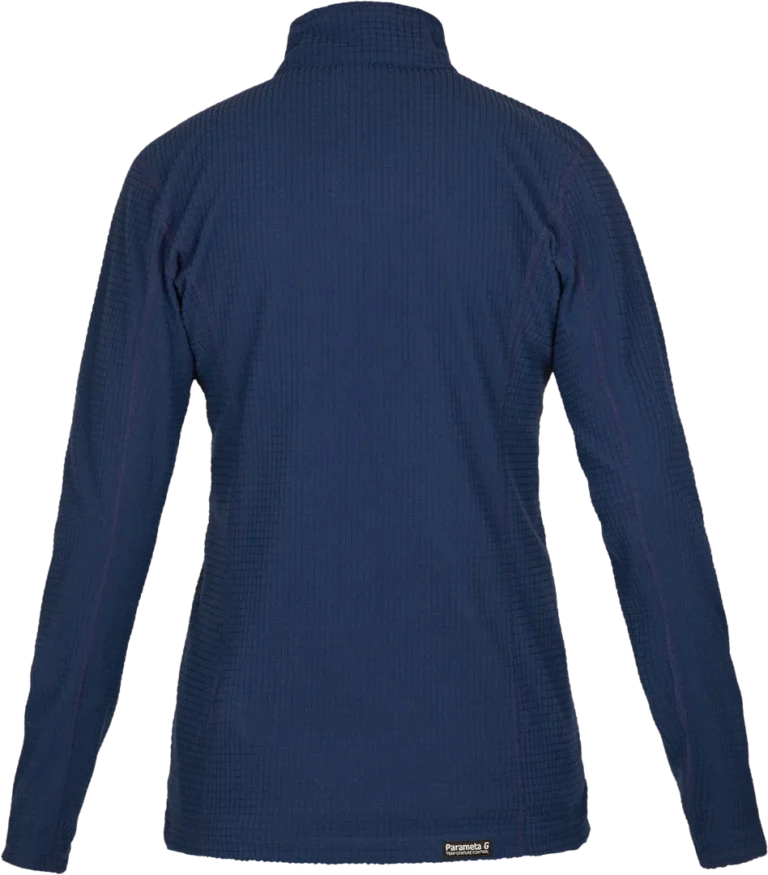 Womens Grid Technic Midnight Gold Technical Fleece Baselayer Back