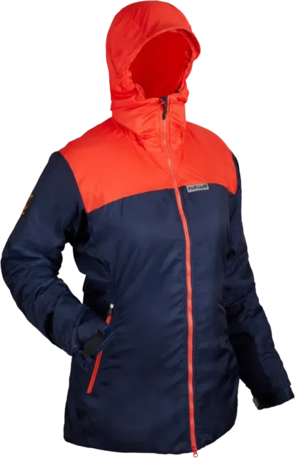 Womens Torres Alturo Jacket Midnight Hot Coral Womens Insulator Jacket Angled