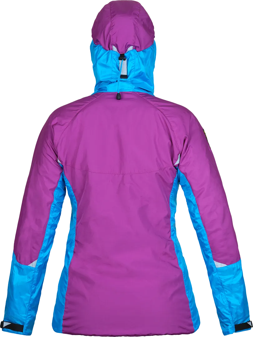 Womens Velez Jacket Foxglove Neon Back